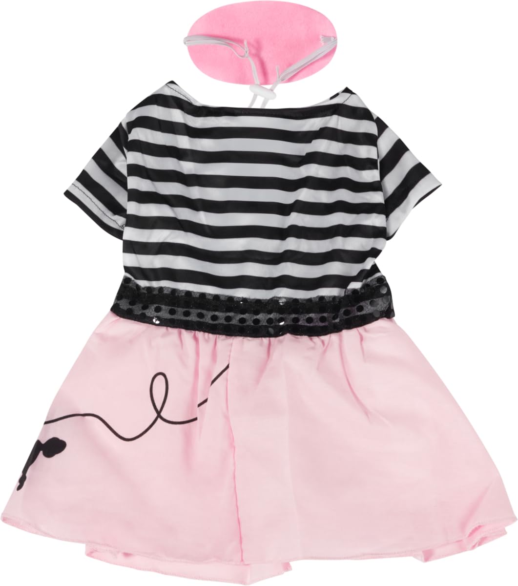 Rubies Costume Co Halloween Classics Collection Pet Costume, Small, 50s Girl Dress