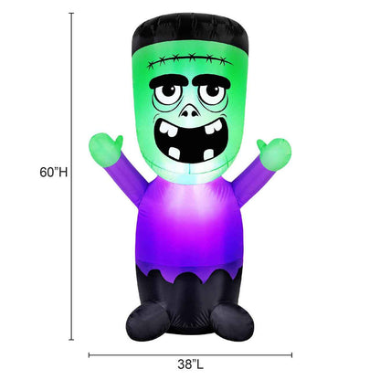 Occasions Halloween 5 Foot Inflatable Baby Frankenstein Monster