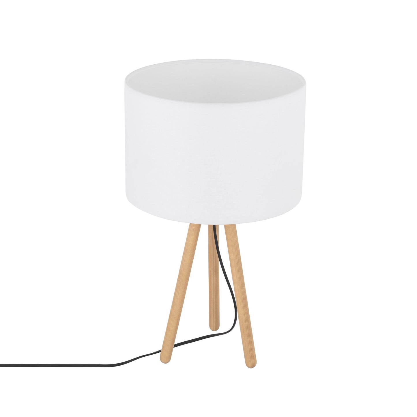 TOKYO Wood Tripod Table Lamp for Bedroom & Nightstand