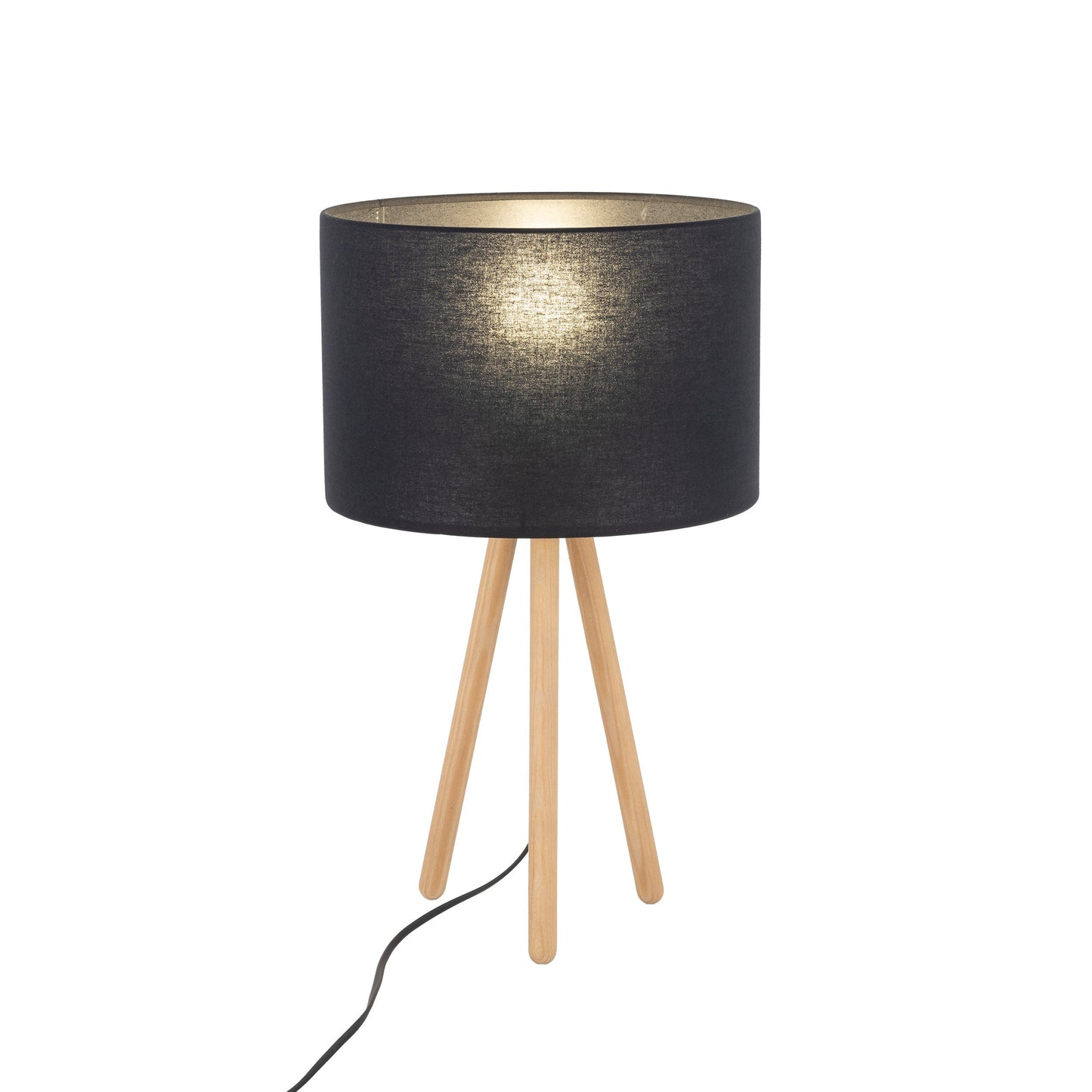 TOKYO Wood Tripod Table Lamp for Bedroom & Nightstand (Clearance)