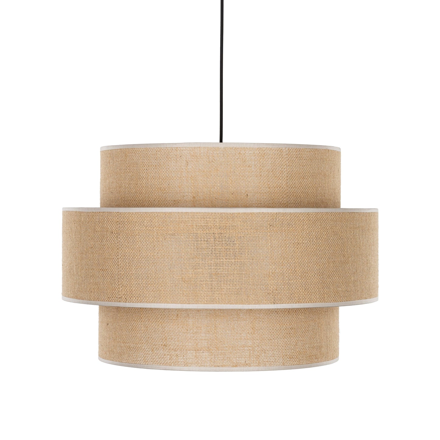 CALISTO JUTE Large Scandinavian Pendant Light for Bedroom, Living Room & Warm Natural Interiors