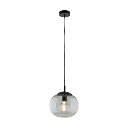 VIBE Graphite Glass Scandinavian Pendant Light for Kitchen Island & Dining Table
