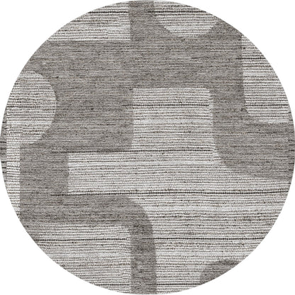 Teppich Puzzo Grau Silber