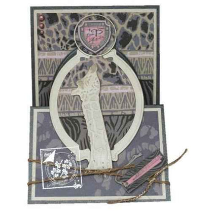 Cutting and Embossing Giraffe