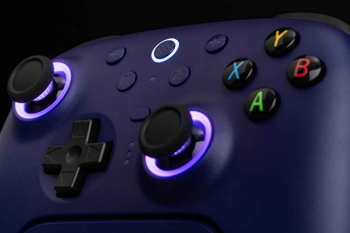 8BitDo Ultimate 2 Wireless Controller for Windows & Android, Gaming Controller with TMR Joysticks, Switchable Hall Effect/Tactile Triggers, RGB Fire Ring, 8Speed Wireless Tech, Purple 🍁 All In One Marketplace Canada