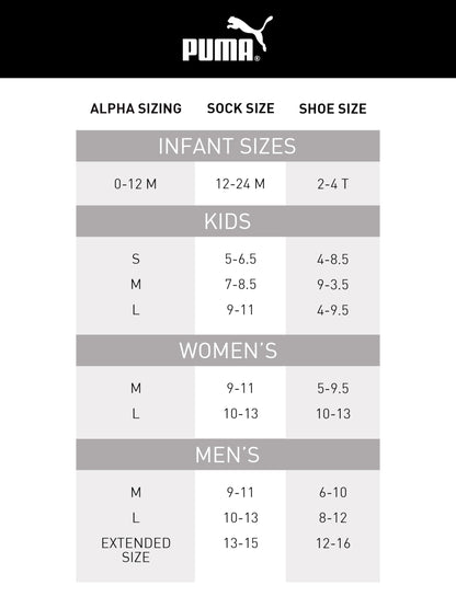PUMA Women's 6 Pack Runner Socks, White, 9-11 🍁 All In One Marketplace Canada