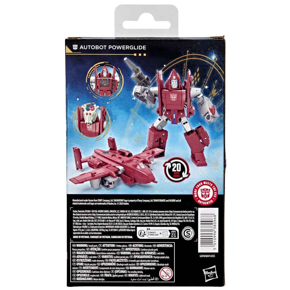 Transformers Age of The Primes Autobot Powerglide, Deluxe Class 4.5-inch Converting Action Figure, Robot Toys for Ages 8+ 🍁 All In One Marketplace Canada