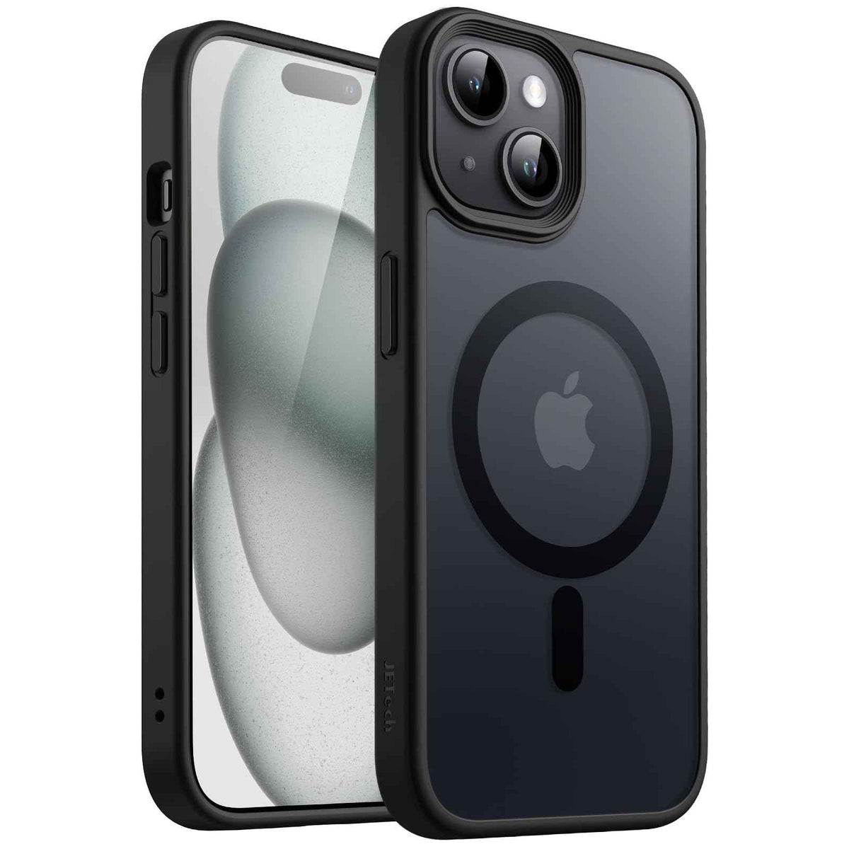 JETech Magnetic Matte Case for iPhone 15, Black 🍁 All In One Marketplace Canada