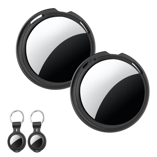 2 Pack Tracker Tags [Apple MFi Certified] Bluetooth Air Tracker Pair with Apple Find My(iOS Only)Tag Global Tracking Key Finder Item Locator Replaceable Battery Waterproof for Key Pet Wallet Backpack 🍁 All In One Marketplace Canada