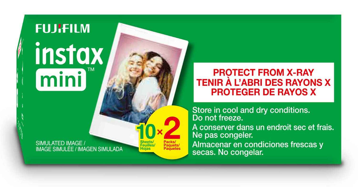 Fujifilm INSTAX Mini Instant Film Twin Pack, White (20 Exposures) 🍁 All In One Marketplace Canada