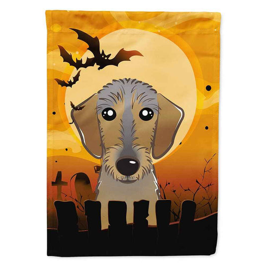 Caroline's Treasures BB1791CHF Halloween Wirehaired Dachshund Canvas House Size Flag, Multicolor, Large