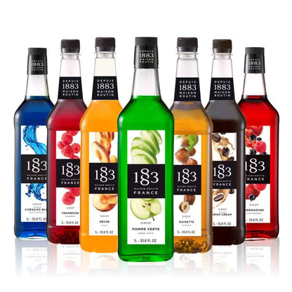 Maison Routin 1883 Vanilla Syrup, Pet Bottle 1000 Milliliter