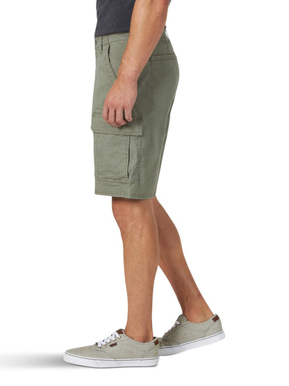 Wrangler Authentics Men's Classic Cargo Stretch Short, Dusty Olive, 32 🍁 All In One Marketplace Canada