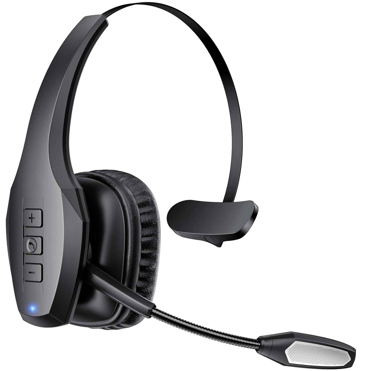 Bluetooth Headset with Microphone, Trucker Headset Bluetooth Wireless Noise Cancelling & Mute Button, 55 Hours Working Time Wireless On-Ear Headset 🍁 All In One Marketplace Canada