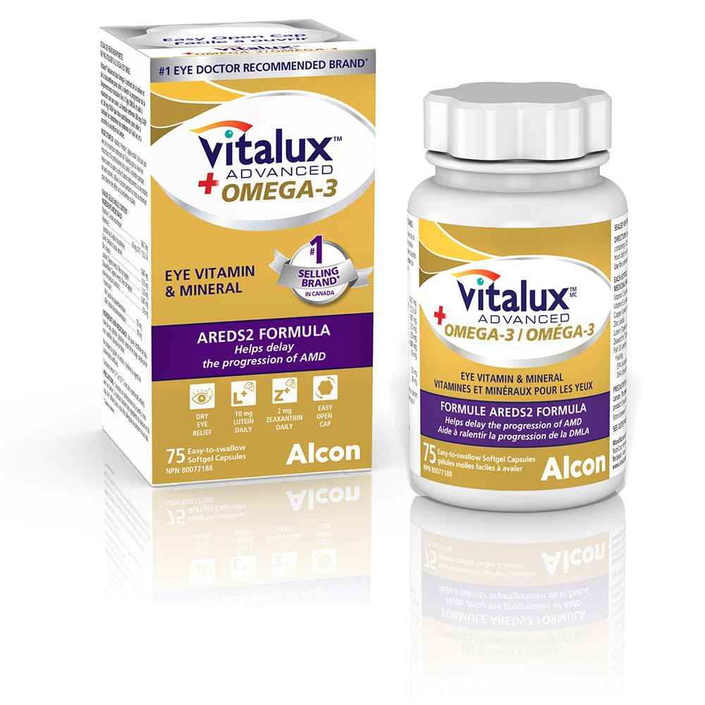 VITALUX® Advanced Plus Omega-3, 75 Capsules 🍁 All In One Marketplace Canada