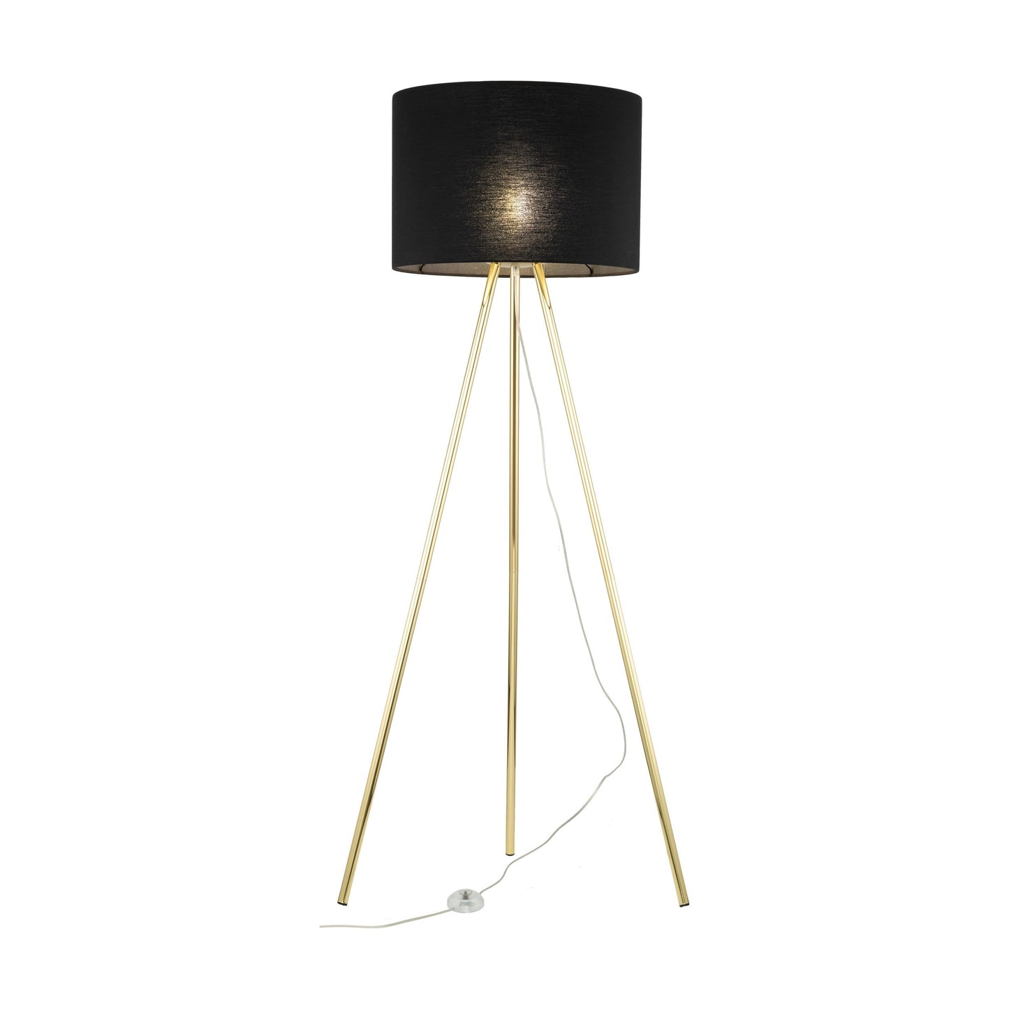 UMBERTO Black Modern Floor Lamp for Living Room & Bedroom (Clearance)