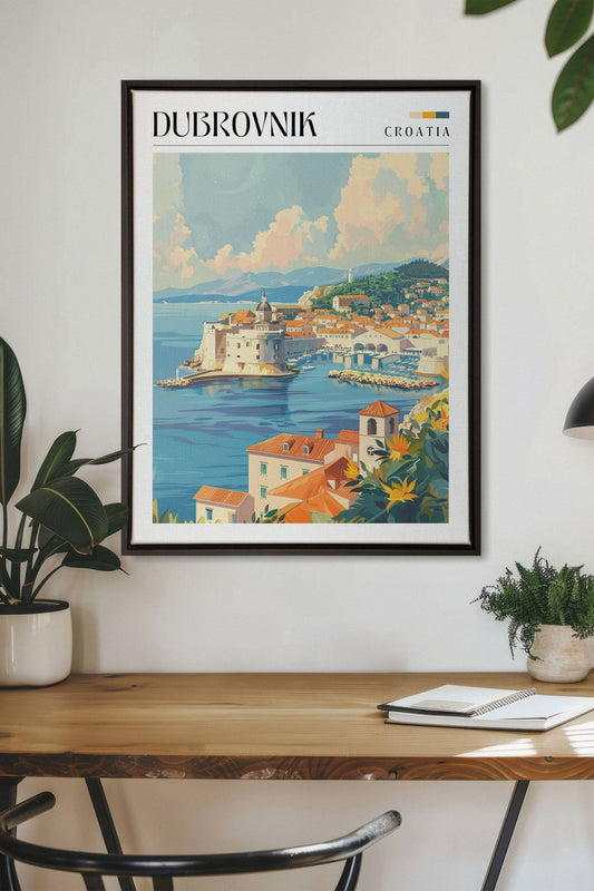 Dubrovnik, Oeuvre sur toile étirée