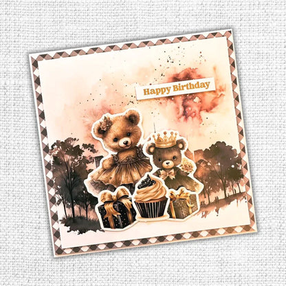 Teddy Celebrates Embossed Die Cuts 31383