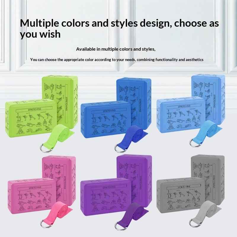Wholesale EVA Yoga Block & Stretch Band Set – Yoga & Dance Training Accessories