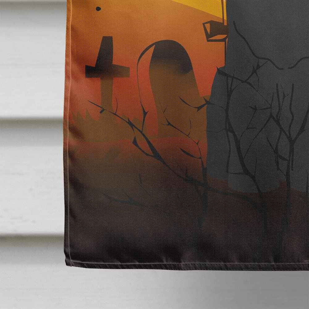 Caroline's Treasures BB4292CHF Halloween Black Russian Terrier Flag Canvas House Size, Large, Multicolor