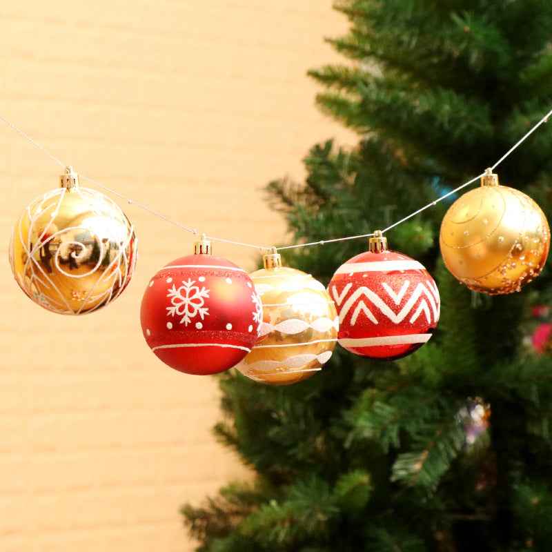 Christmas Tree Ball Ornaments 6cm, Bright Holiday Decorations