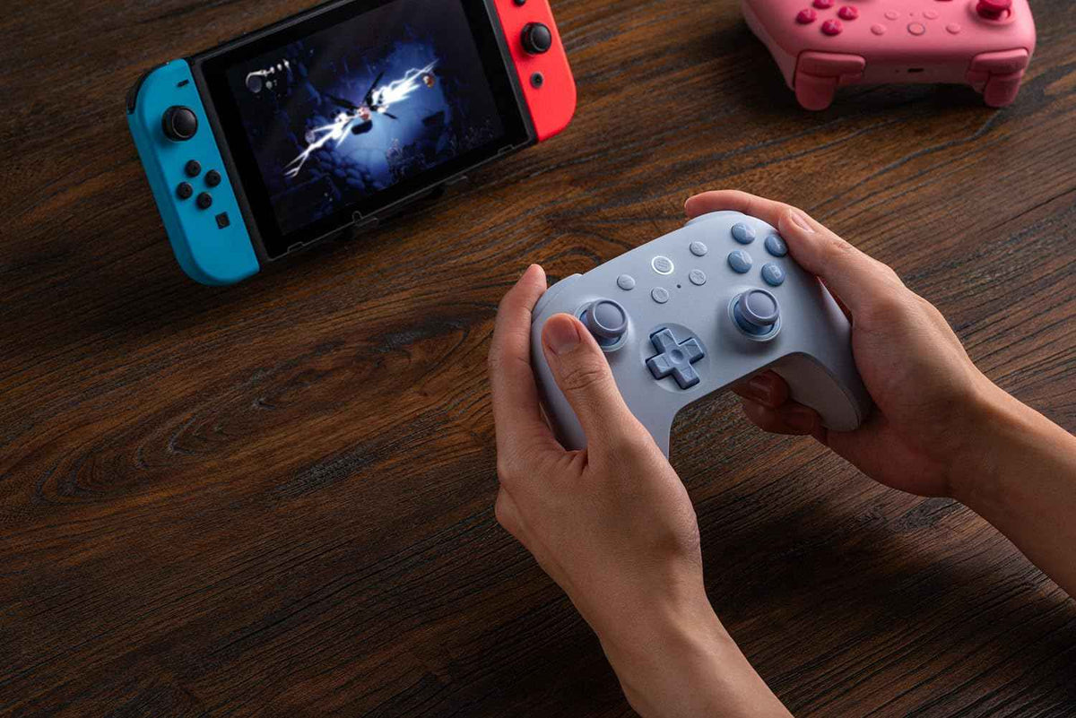 8BitDo Ultimate 2C Bluetooth Controller for Switch/Switch 2, Wireless Controller with 6-Axis Motion Control, Rumble Vibration, Refined D-Pad and Bumpers, and Hall Effect Joysticks (Blue) 🍁 All In One Marketplace Canada