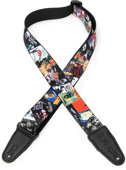 Levy's Leathers 2" Halloween Series Polyester Guitar Strap with Tri-Glide Adjustment; Horror Classics (MP2H-001)