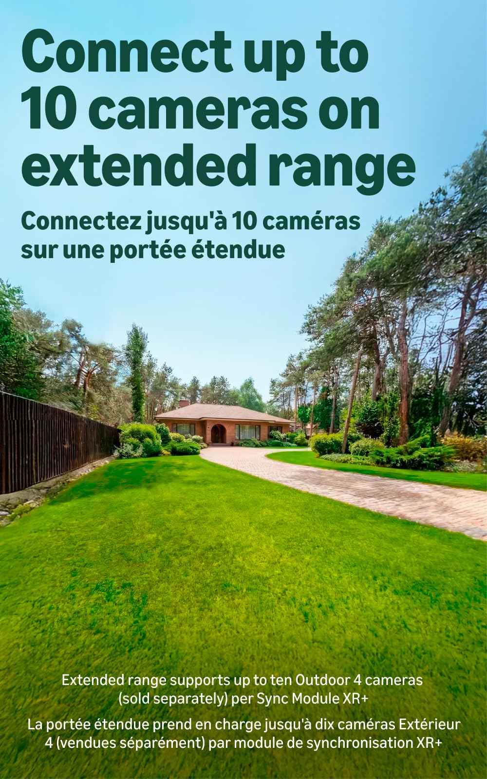 Blink Outdoor XR+ — Extended Range Wireless Outdoor 4 Camera with 10x security coverage powered by Blink's proprietary XR technology — 2 camera system 🍁 All In One Marketplace Canada