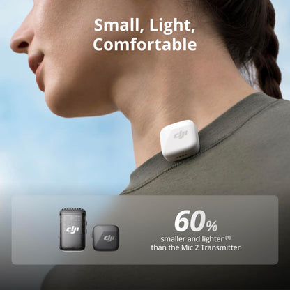 DJI Mic Mini (1 TX + 1 RX), Wireless Lavalier Microphone for iPhone/Camera/Android, Ultralight, Detail-Rich Audio, Noise Cancelling, Automatic Limiting, Vlog, Streaming, 400m Transmission 🍁 All In One Marketplace Canada