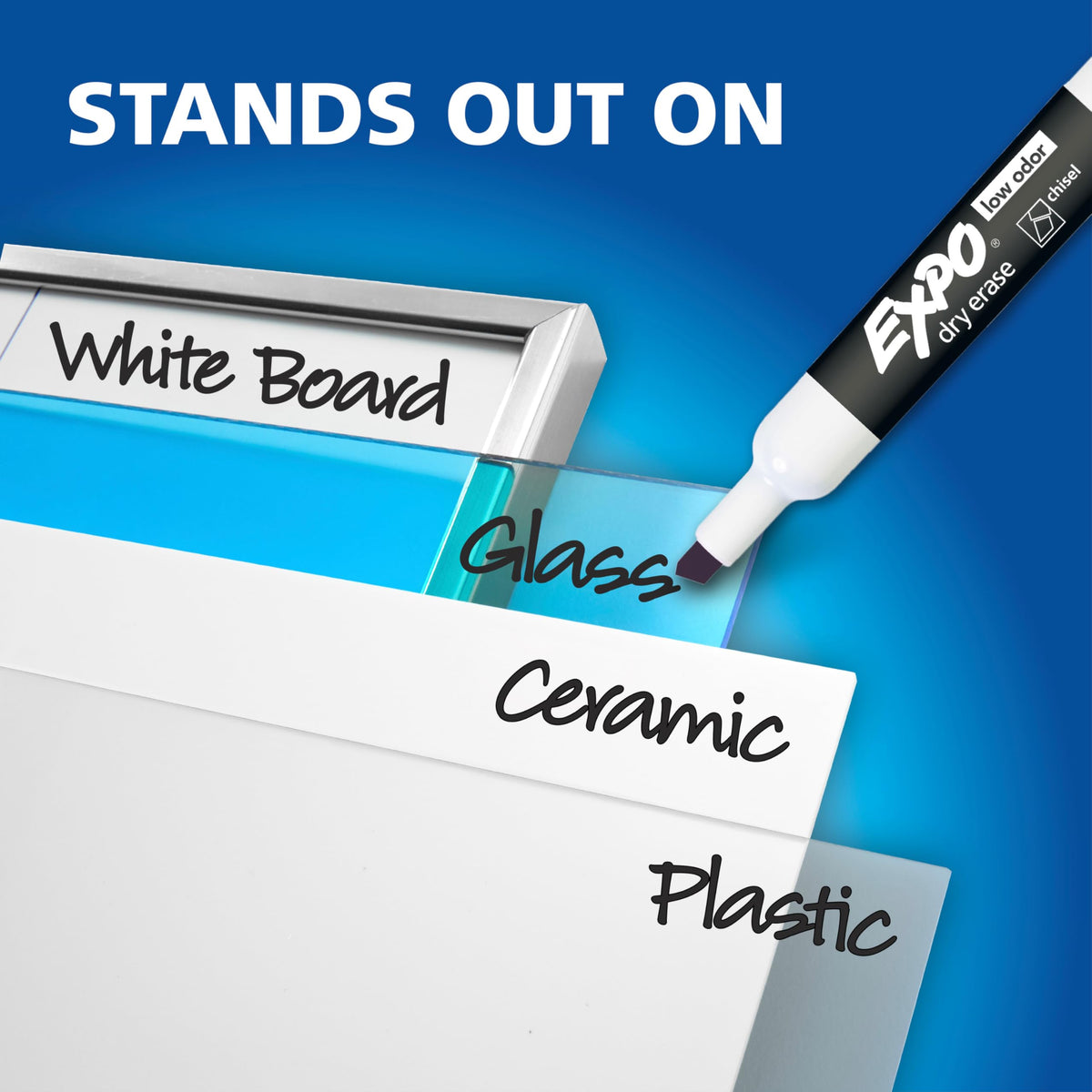 EXPO Dry Erase Markers, Low Odour Ink, Assorted Colours, Chisel Tip, 36 Count 🍁 All In One Marketplace Canada