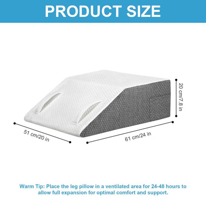 Ceecysaa Leg Elevation Pillow for Bed,20cm Height High-Density Foam Pillow 🍁 All In One Marketplace Canada
