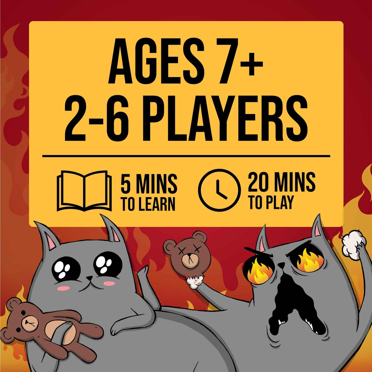 Exploding Kittens The Board Game Superfan, 2-6 Players, Age 7+ 🍁 All In One Marketplace Canada