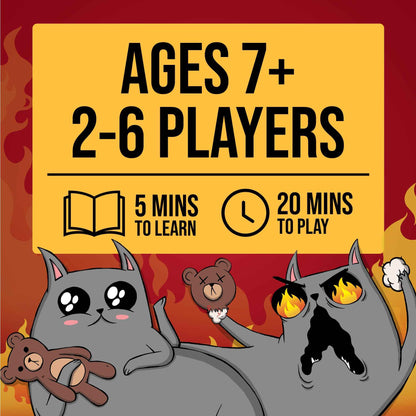 Exploding Kittens The Board Game Superfan, 2-6 Players, Age 7+ 🍁 All In One Marketplace Canada