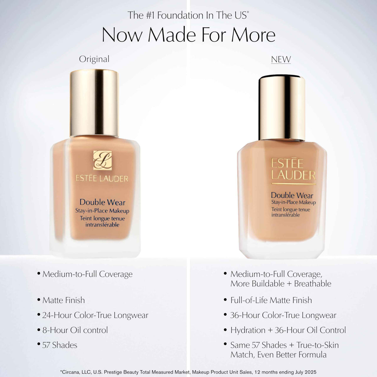 Estée Lauder Double Wear Stay-in-Place 24-Hour Long-Wear Matte Foundation, 30 ml, 3N1 Ivory Beige 🍁 All In One Marketplace Canada