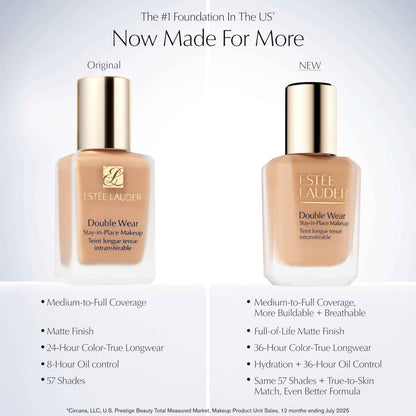 Estée Lauder Double Wear Stay-in-Place 24-Hour Long-Wear Matte Foundation, 30 ml, 3N1 Ivory Beige 🍁 All In One Marketplace Canada