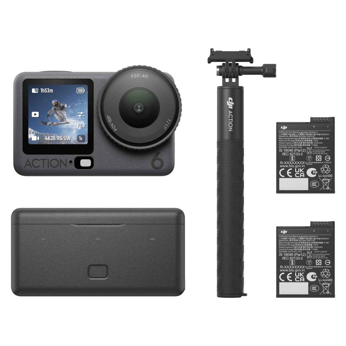 DJI Osmo Action 6 Enhanced Combo, 8K Action Camera, 2 Batteries 🍁 All In One Marketplace Canada
