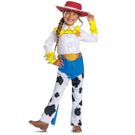 Disney Toy Story Sheriff Jessie Costume for Kids, Official Toy Story 5 Halloween Dress Up Outfit, Size (2T)