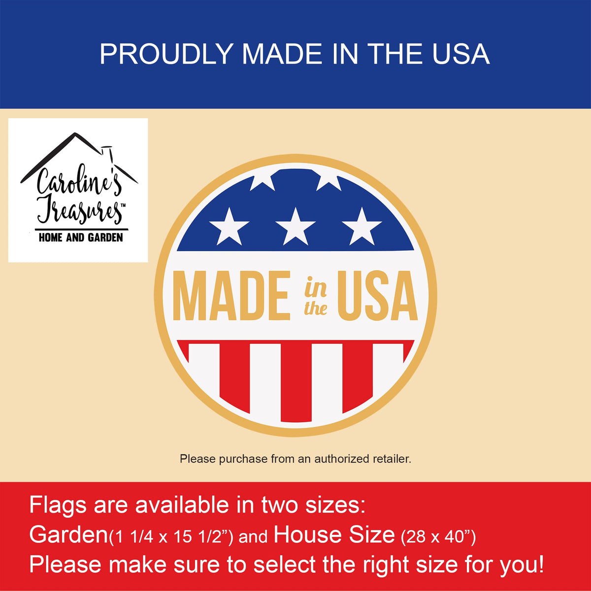 Caroline's Treasures BB4337CHF Halloween Poodle Black Flag Canvas House Size, Large, Multicolor