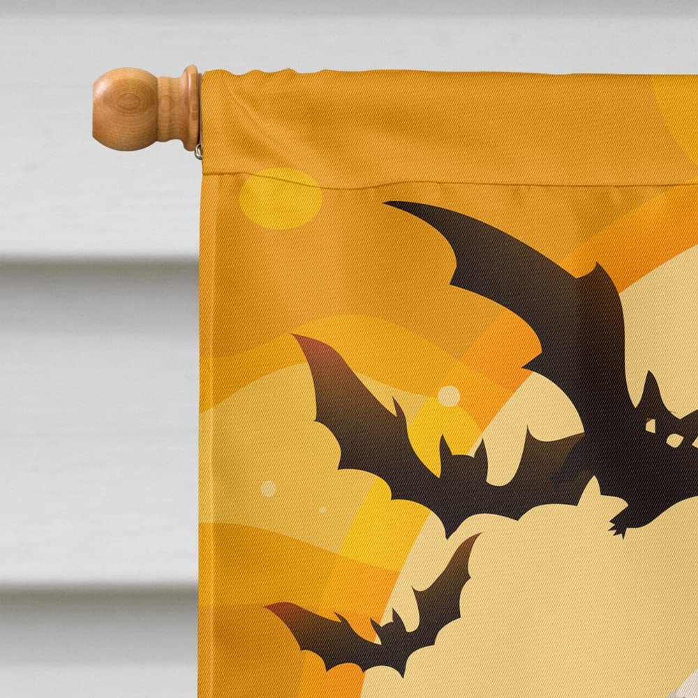 Caroline's Treasures BB4331CHF Halloween Irish Wolfhound Flag Canvas House Size, Large, Multicolor
