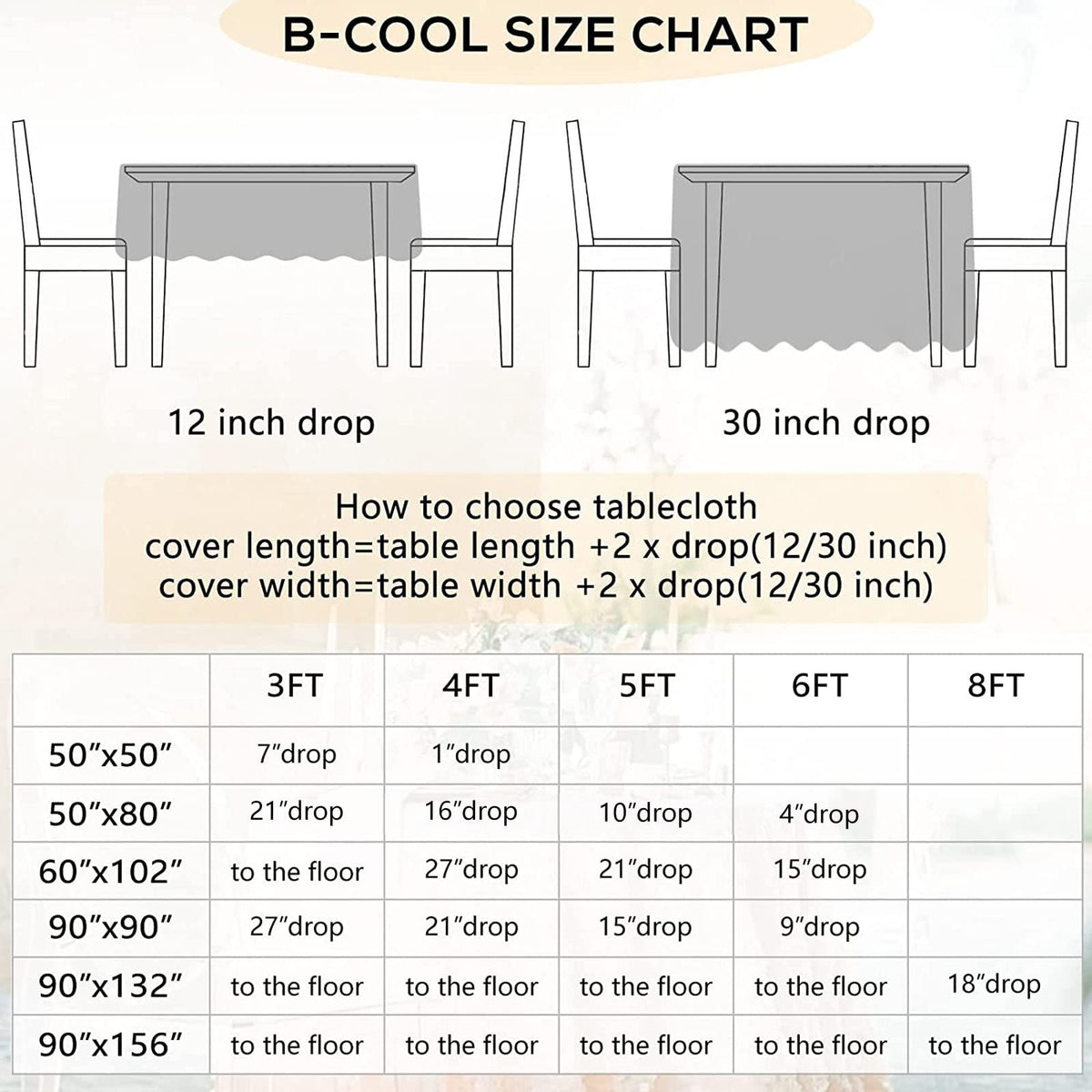 B-COOL Black Sequin Tablecloth Halloween Shimmer Tablecloth 50x80-inch Rectangular Table Overlays for Wedding Birthday Party Prom Table Decorations