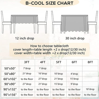 B-COOL Black Sequin Tablecloth Halloween Shimmer Tablecloth 50x80-inch Rectangular Table Overlays for Wedding Birthday Party Prom Table Decorations