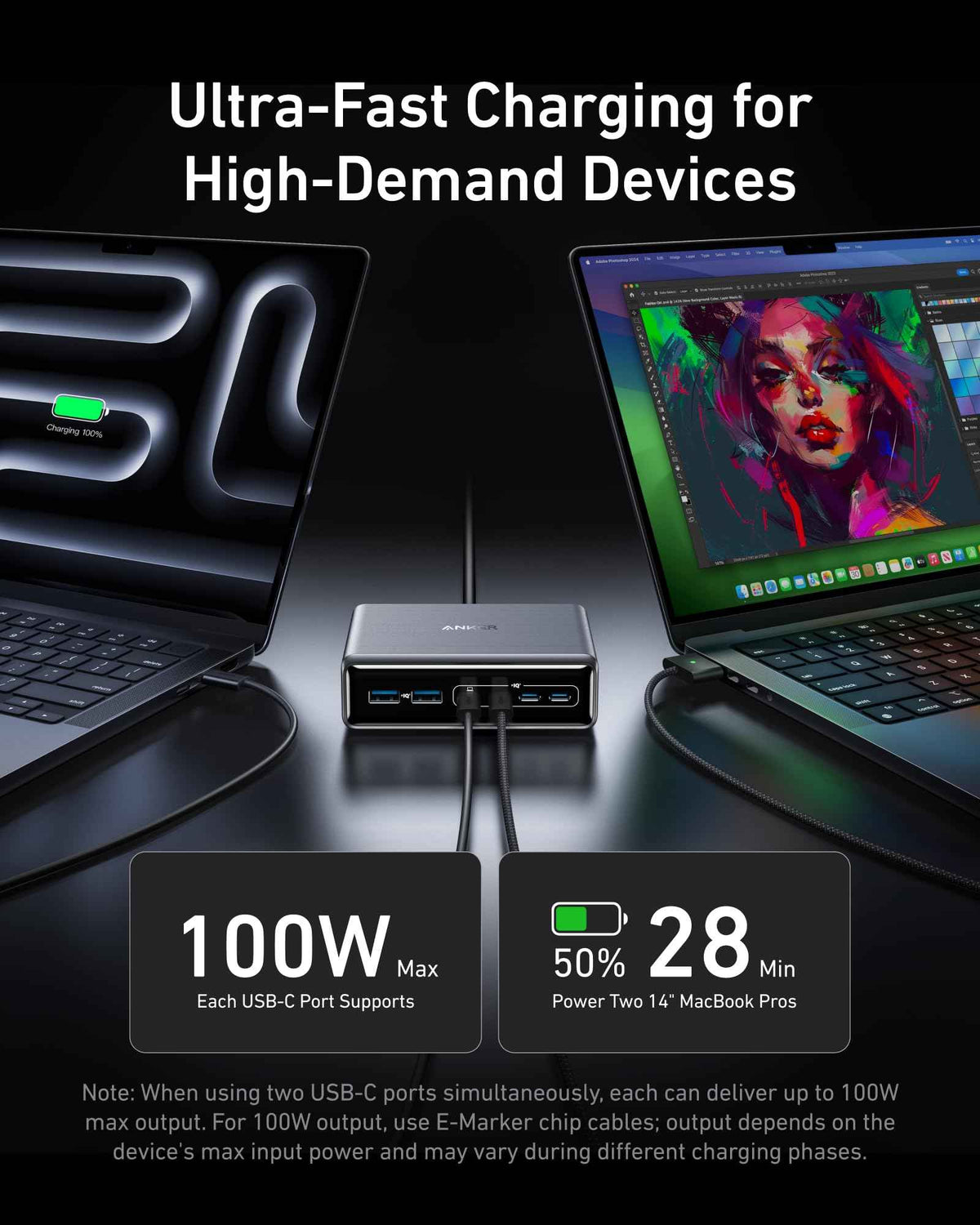Anker Prime Charger, 200W 6-Port GaN Charging Station, USB-C PD Fast Charging Desktop Charger, Compatible with iPhone 17/Series, Samsung, MacBook, Dell and More 🍁 All In One Marketplace Canada