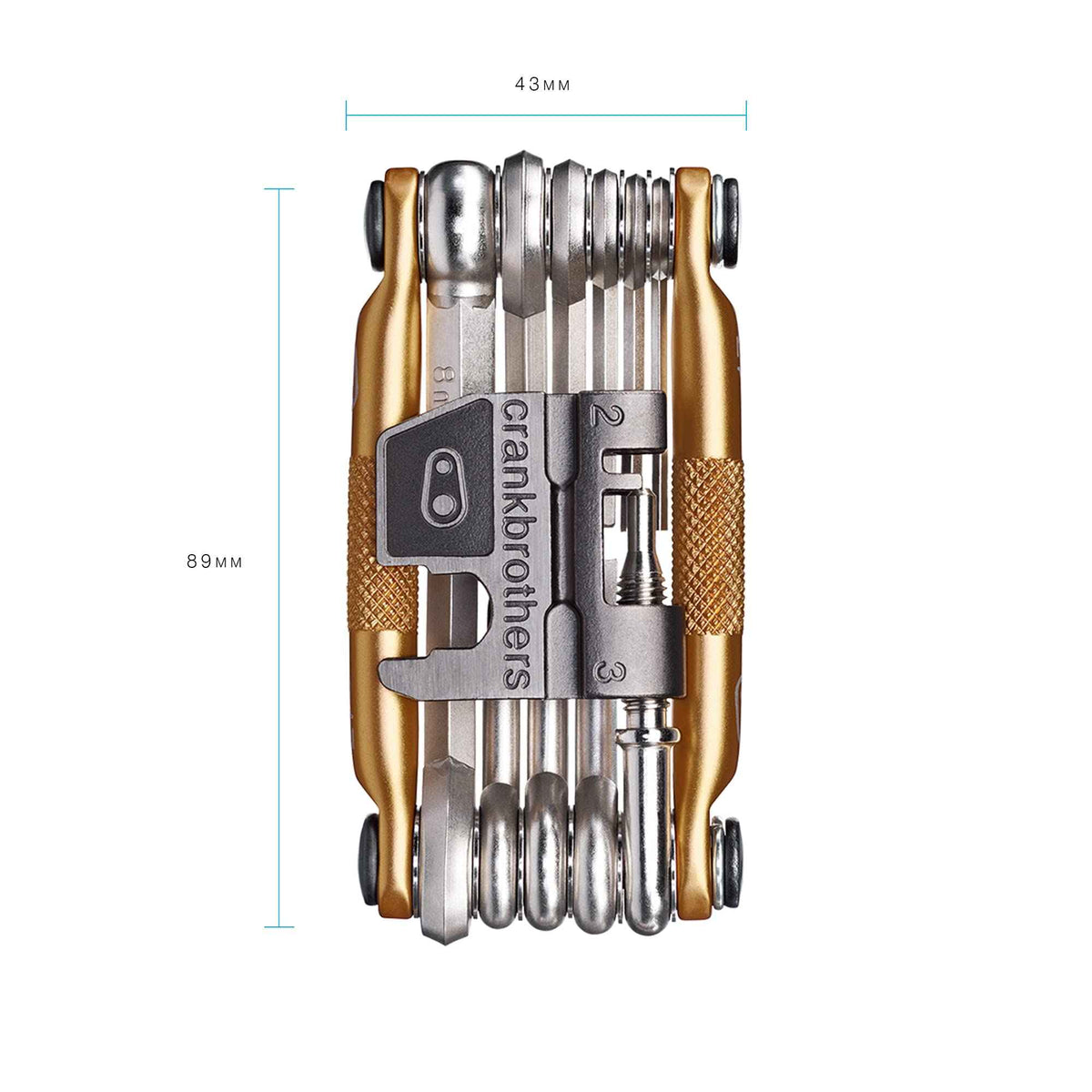 Crankbrothers 10755 Multi Bicycle Tool 17-Function, Gold 🍁 All In One Marketplace Canada