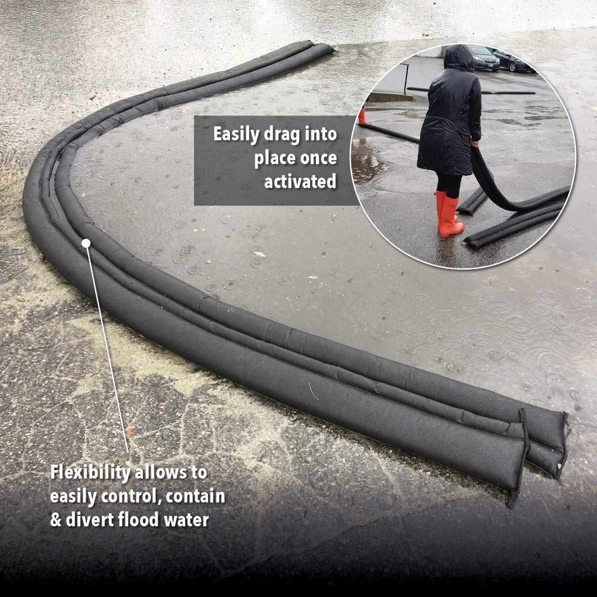 Quick Dam QD65-2 Water Activated Flood Barriers 🍁 All In One Marketplace Canada