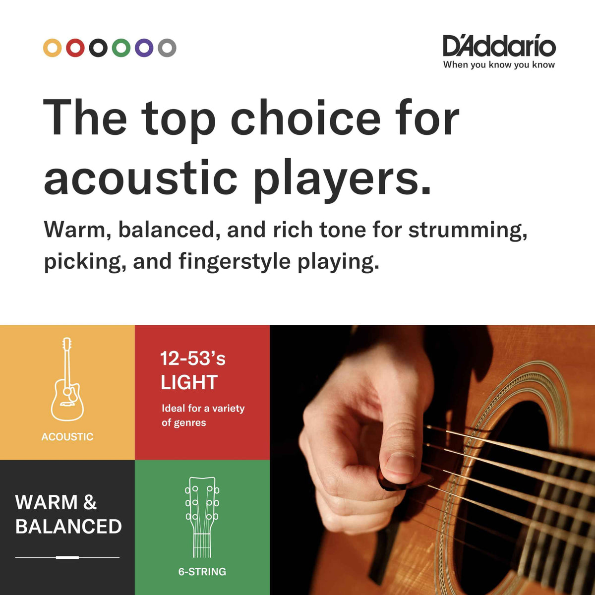 D'Addario EJ17 Phosphor Bronze Acoustic Guitars Strings 3 Pack - Medium 13-56 🍁 All In One Marketplace Canada