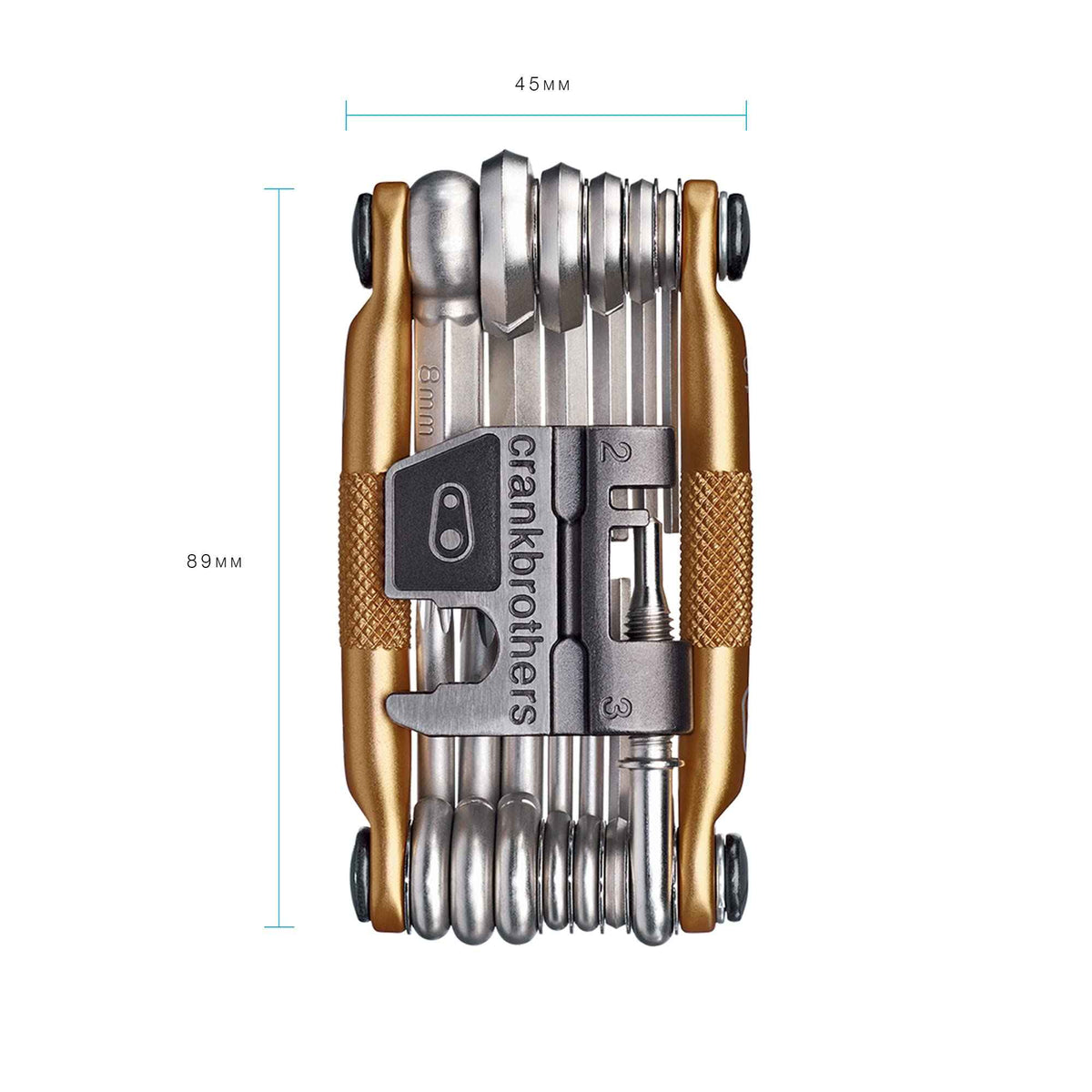 Crank Brothers Multi Bicycle Tool (19-Function, Gold) 🍁 All In One Marketplace Canada