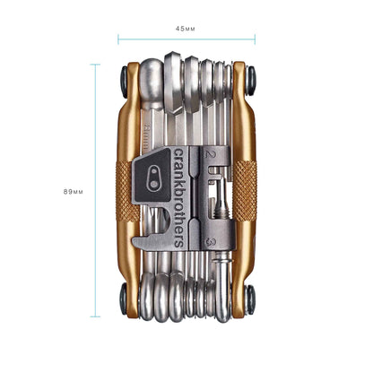 Crank Brothers Multi Bicycle Tool (19-Function, Gold) 🍁 All In One Marketplace Canada