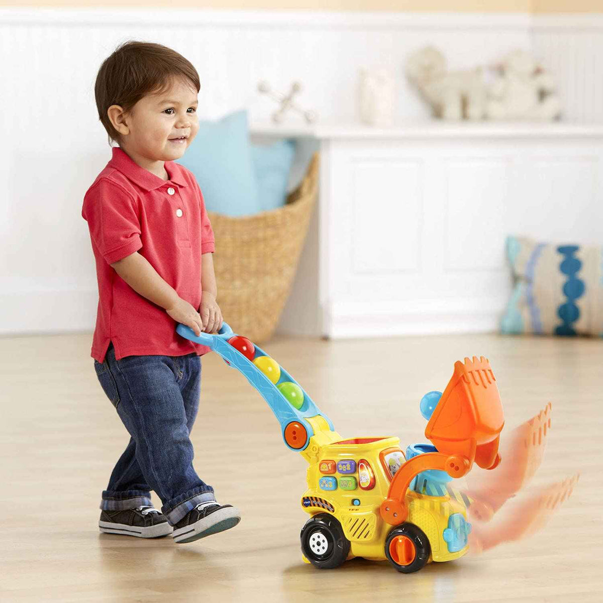 VTech Pop-a-Balls Push & Pop Bulldozer - English Version 🍁 All In One Marketplace Canada