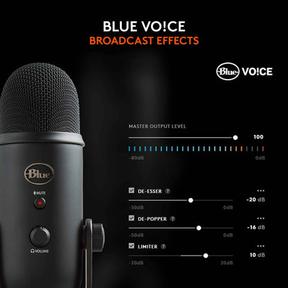Logitech for Creators Blue Yeti USB Microphone - Blackout 🍁 All In One Marketplace Canada
