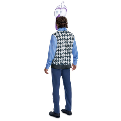 Disguise Inside Out Fear Costume, Official Inside Out Halloween Costume Kit, Adult Size (38-40)